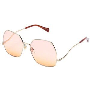GUCCI GG0972S-003 Women Designer Sunglasses Gold Brown Tortoise Havana/Pink 60mm